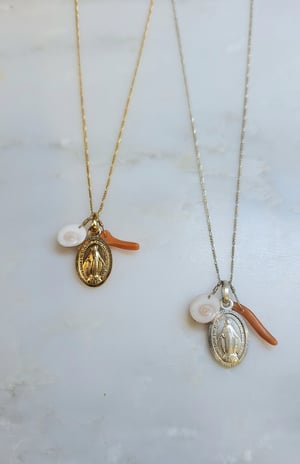 Image of Clandestine - *Œil de Sainte Lucie* - Colliers Medaglia