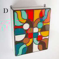 Image 5 of Stained Glass Abstract Light Boxes 
