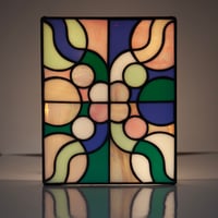 Image 4 of Stained Glass Abstract Light Boxes 