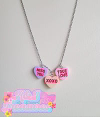 Image 1 of Candy Heart Necklaces(Multiple available) 