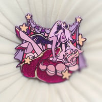 Image 1 of Sleepy Chaggie Enamel Pin