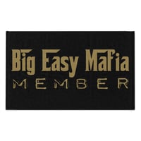 Image 2 of ‘Big Easy Mafia Member' Black & Gold Fan Towel 