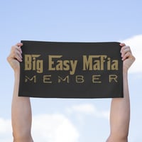 Image 3 of ‘Big Easy Mafia Member' Black & Gold Fan Towel 