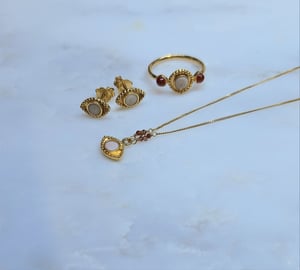 Image of Clandestine - *Œil de Sainte Lucie* - Collier Ochju