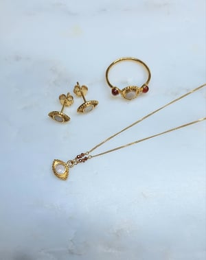 Image of Clandestine - *Œil de Sainte Lucie* - Collier Ochju