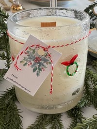 Image 1 of Anthro Holiday Oh Tannenbaum Wooden Wick Candle 