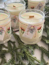 Image 2 of Anthro Holiday Oh Tannenbaum Wooden Wick Candle 