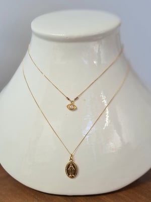 Image of Clandestine - *Œil de Sainte Lucie* - Collier Ochju