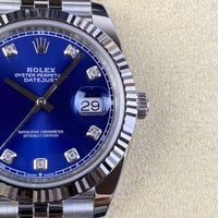 Image 3 of Rolex Datejust - DIAMOND - Blu acciaio