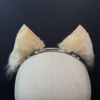 Image 2 of Tan Kitten Ears Headband