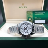 Image 3 of Rolex Daytona- 40mm- Bianco - Nero- acciaio