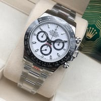 Image 2 of Rolex Daytona- 40mm- Bianco - Nero- acciaio
