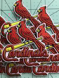 Image 1 of Cardinals iron on patch 