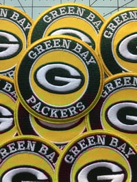 Image 1 of Green Bay Packers circle iron on patch 