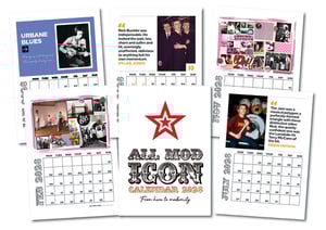 Image of Limited Edition All Mod Icon A5 Calendar 2026