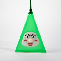 Image 1 of Fused Glass Woody the Talking Christmas Tree