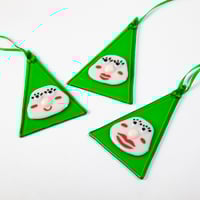 Image 2 of Fused Glass Woody the Talking Christmas Tree