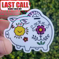 Image 1 of Puerquito Mini Vinyl Sticker