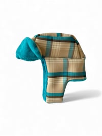 Image 1 of Chapka fourrure turquoise 