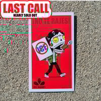 Image 1 of Protest Calavera RED Edition Mini Poster Vinyl Sticker