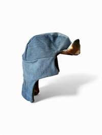 Image 2 of Chapka en denim et polaire camouflage