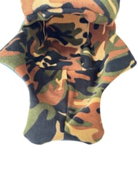 Image 3 of Chapka en denim et polaire camouflage