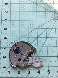 Image 2 of Cowboys helmet iron on patch 