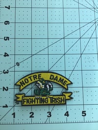Image 2 of Notre dame iron on patch 