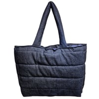Image 2 of  The Cool Puffer Tote - Indigo