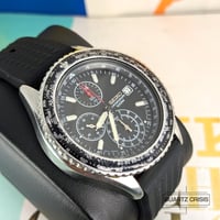 Image 5 of 2008 Seiko Flightmaster SND253 Black Quartz Chronograph (7t92-0CF0)