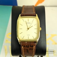 Image 3 of 1992 Citizen Forma Quartz 'Tank' Gold Dress Watch (6031-G0T664)