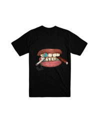 OPAL CROSSED TAPESTRY TEE 