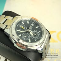 Image 5 of 2003 Seiko Dark Green Dial Quartz Chronograph Wristwatch (7T92-0CA0)