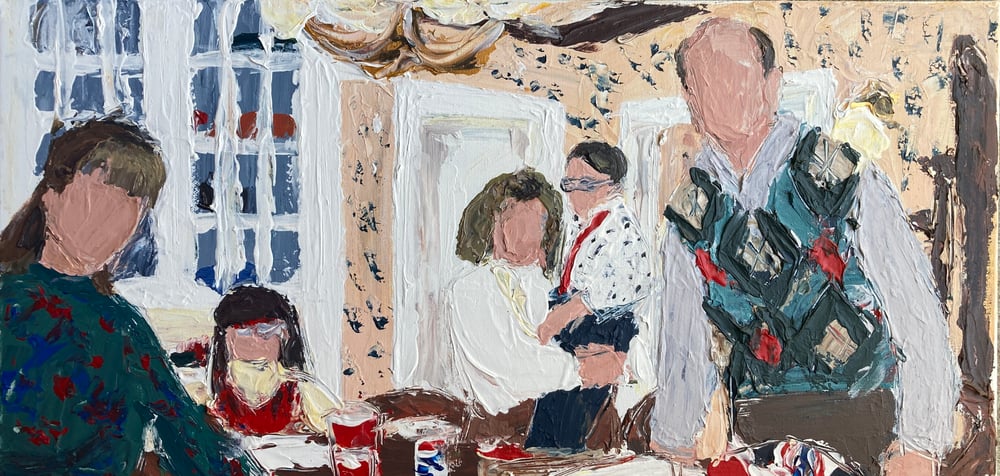 Image of Look what you did you little jerk (original on canvas)