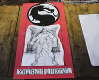 Image 2 of Mortal Kombat “Goro” 3D Hand Crafted Wooden Wall Hanging Artwork
