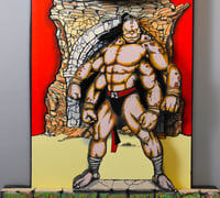 Image 6 of Mortal Kombat “Goro” 3D Hand Crafted Wooden Wall Hanging Artwork