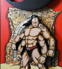 Image 7 of Mortal Kombat “Goro” 3D Hand Crafted Wooden Wall Hanging Artwork