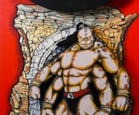 Image 8 of Mortal Kombat “Goro” 3D Hand Crafted Wooden Wall Hanging Artwork