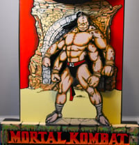 Image 10 of Mortal Kombat “Goro” 3D Hand Crafted Wooden Wall Hanging Artwork
