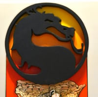 Image 12 of Mortal Kombat “Goro” 3D Hand Crafted Wooden Wall Hanging Artwork