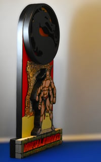 Image 15 of Mortal Kombat “Goro” 3D Hand Crafted Wooden Wall Hanging Artwork