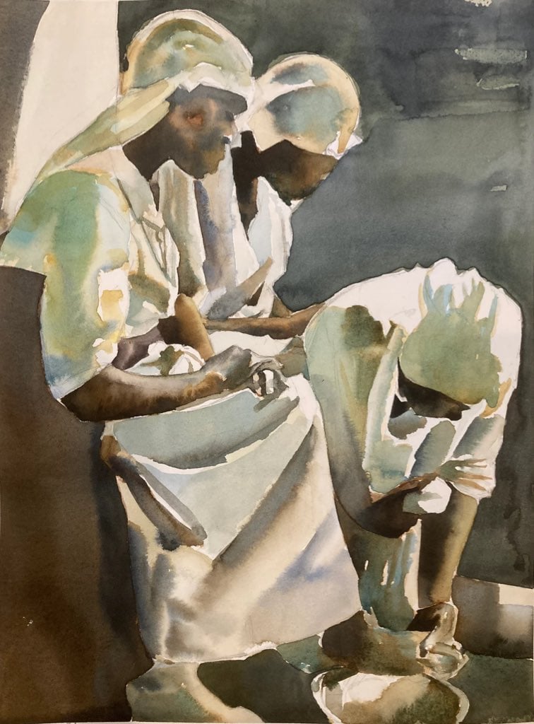 Image of Foot Washing - Print 