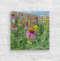 Image 2 of Wildflower Garden - 12” X 12” Canvas Print