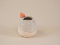 Image 1 of Orange Kitty Vase