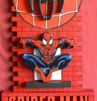 Image 14 of Spider-Man Hand Crafted 3D Wooden Diorama Wall Décor
