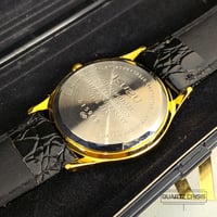 Image 2 of 1996 Seiko "Isuzu Motors" Commemorative Gold Quartz Dress Watch (Y136-6C90)