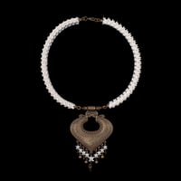 Image 4 of "Onya" Snake Vertebrae Bone Necklace