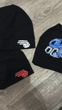 Image 2 of OG WORLD BLOOD RED- SKULL CAP BLACK