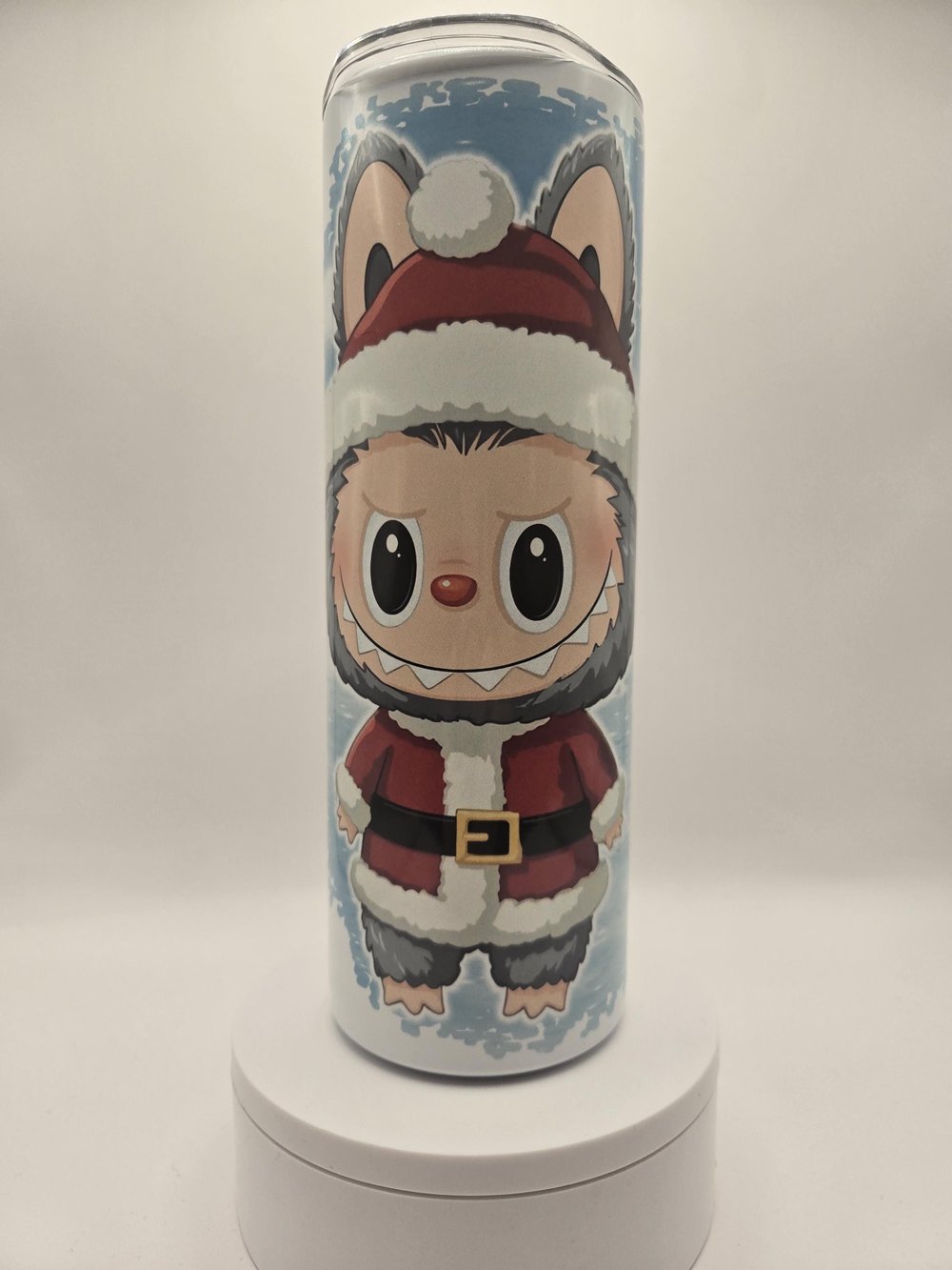 Image of Merry Christmas Monster | Cute Holiday Creature 20oz Skinny Tumbler