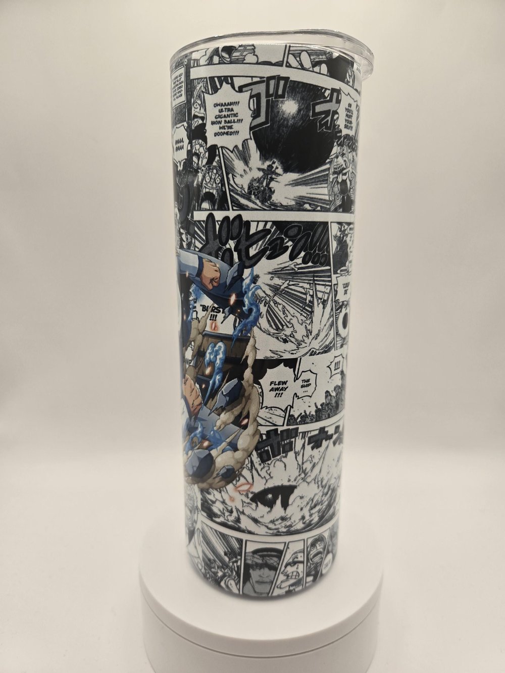 Image of Iron Will of the Sea | Anime-Inspired Manga Panel 20oz Tumbler